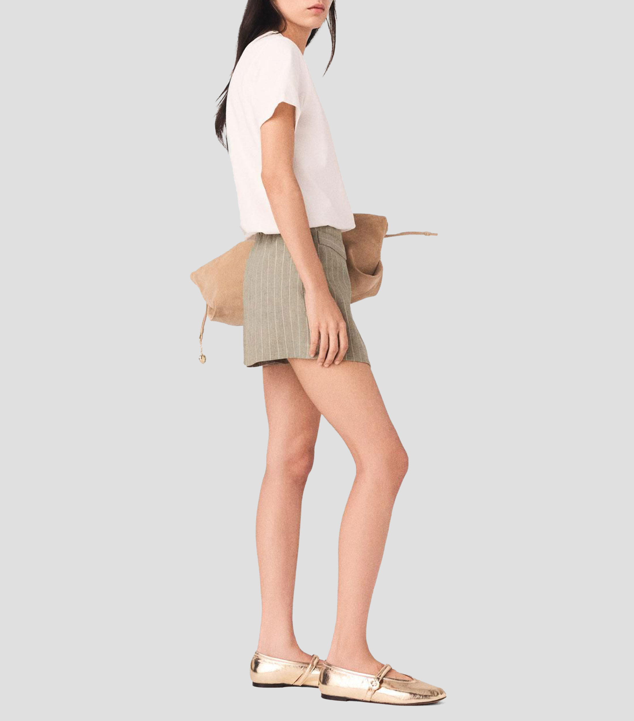 Short Rayas Mujer